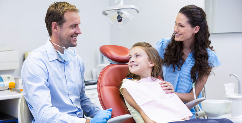 Kid in Dentist Chair